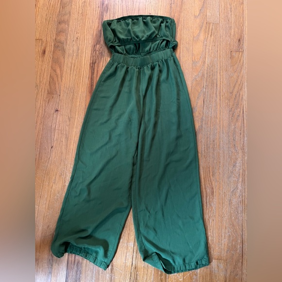 Green Pants Romper - Picture 3 of 4